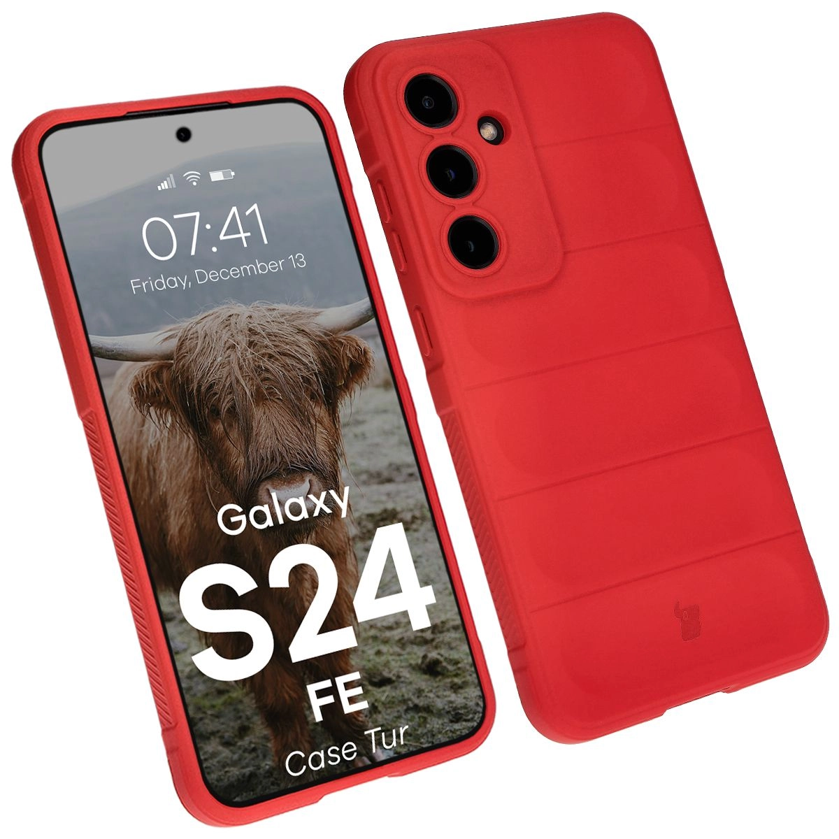 Etui Bizon Tur do Samsung Galaxy S24 FE Red