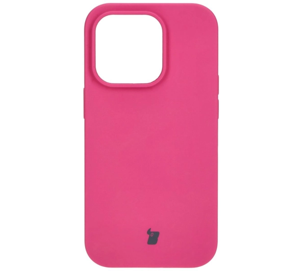 Bizon Silikonowe Soft do iPhone 15 Pro Fuksja