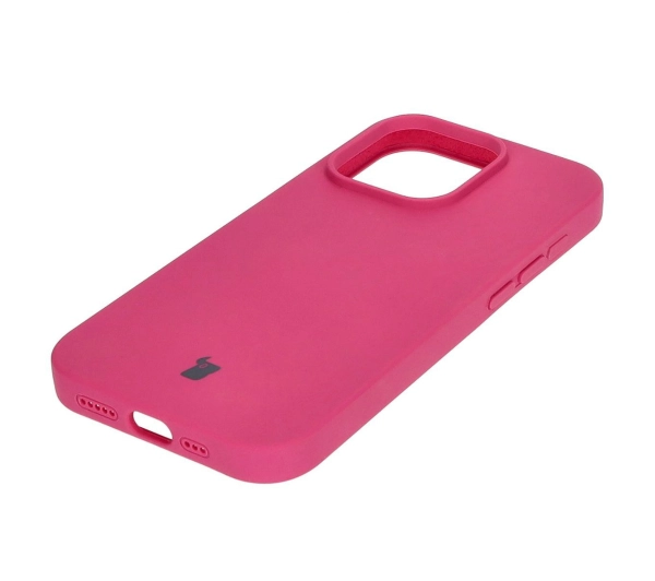 Bizon Silikonowe Soft do iPhone 15 Pro Fuksja