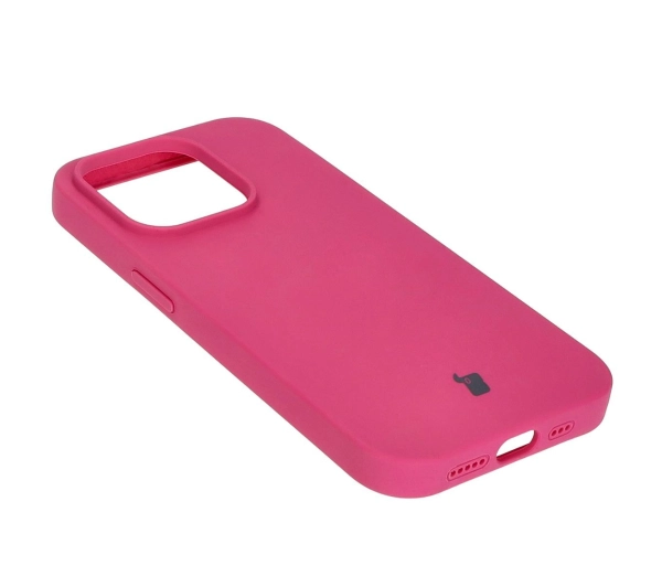 Bizon Silikonowe Soft do iPhone 15 Pro Fuksja
