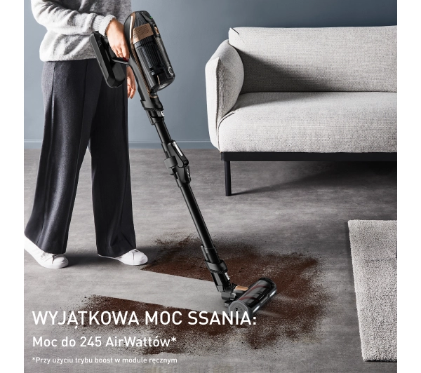 Tefal X-Force Flex 15.60 Aqua TY99G3 160min Funkcja mycia Wymienny akumulator Mini elektroszczotka - Kup na Raty - RRSO 0%