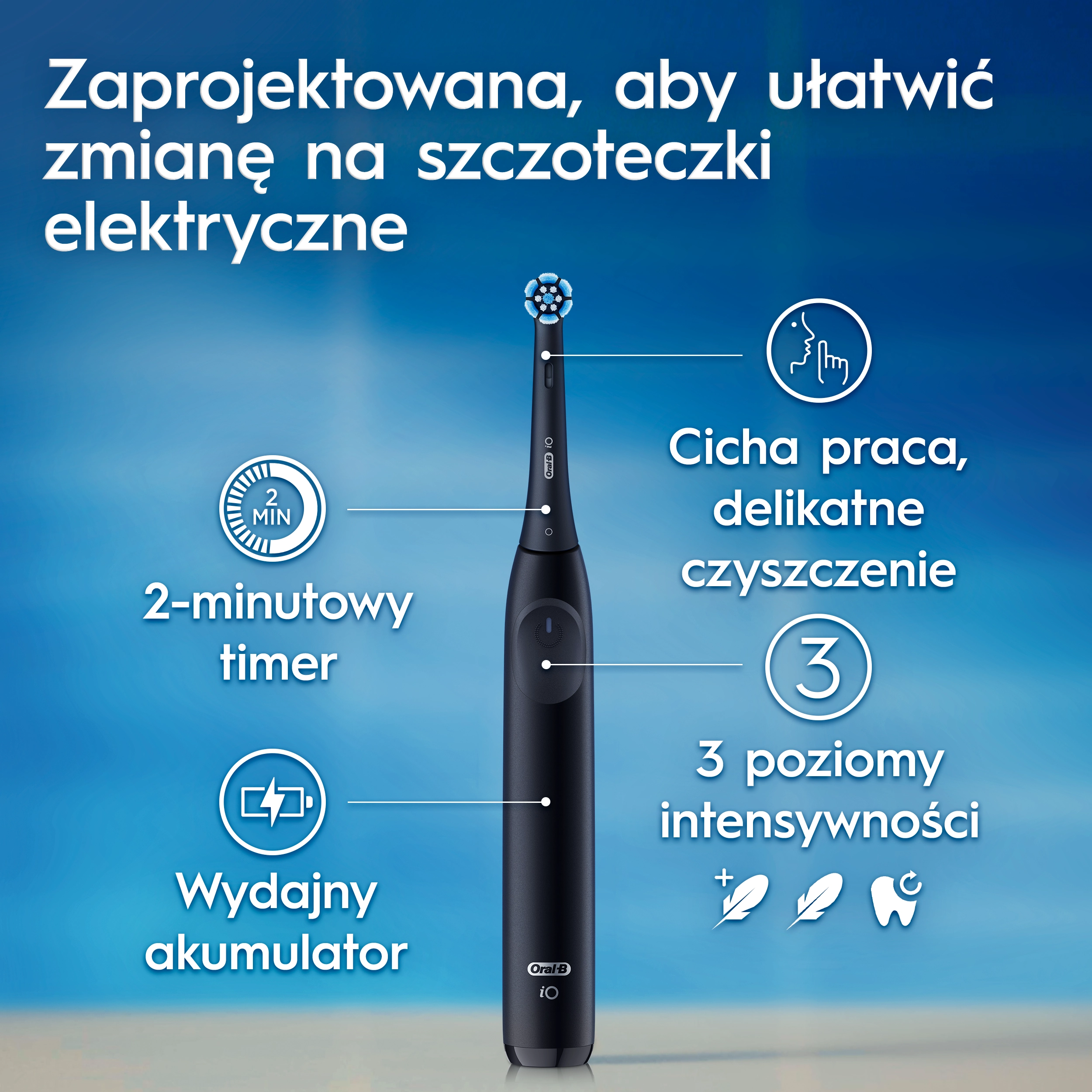 фото Набір з 2-х електричних зубних щіток Oral-B iO Series 2 DUO Night Black + Forest Green iOS2d.2ZZ9.0