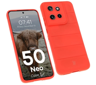 Etui Bizon Tur do Motorola Edge 50 Neo Red
