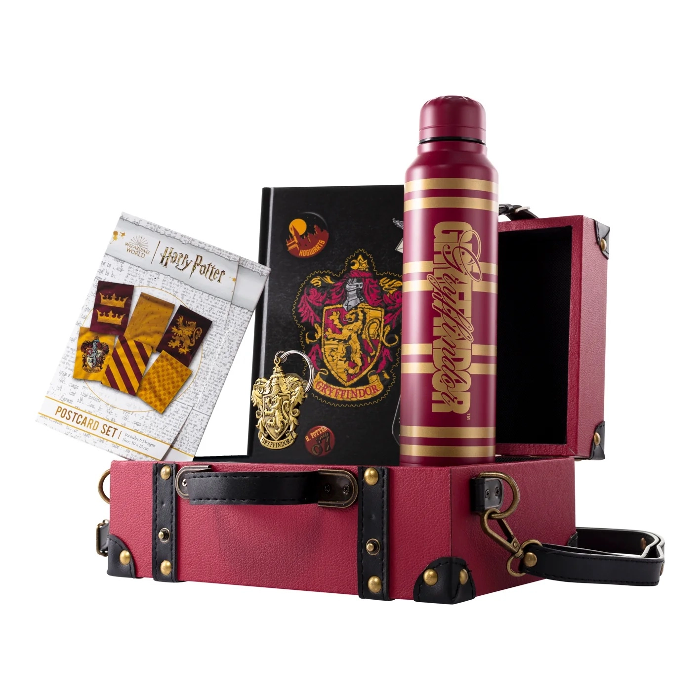 Zestaw prezentowy Pyramid Harry Potter Gryffindor Crest Walizka Premium Czerwony