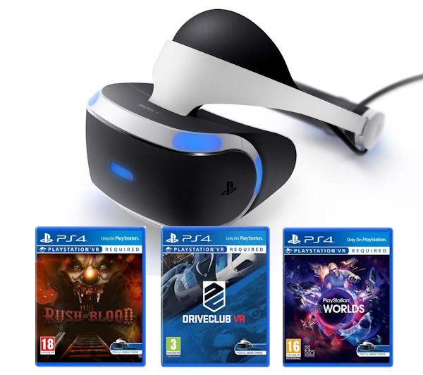 Sony PlayStation VR + 3 gry