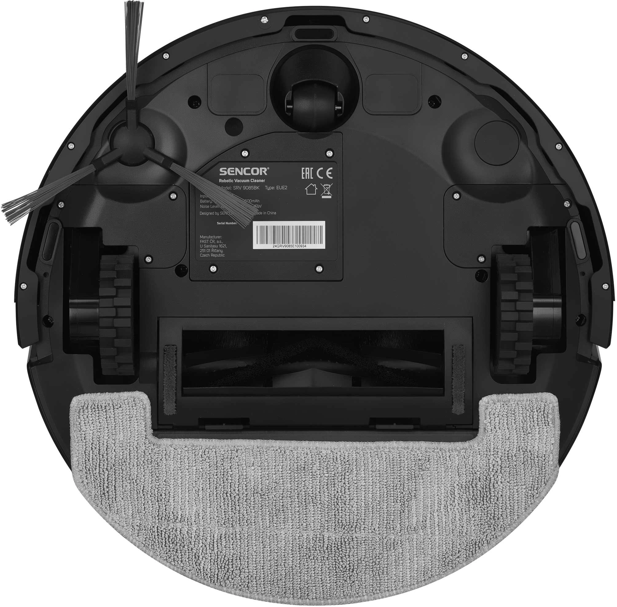 фото Робот-пилосос з вологим прибиранням Sencor SRV 9085BK
