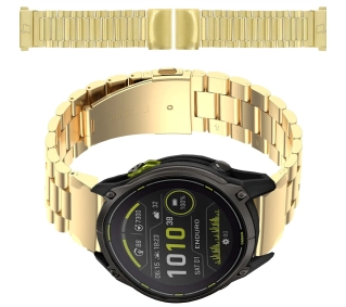 Bizon ze stali nierdzewnej Aura QuickFit 26mm Złoty