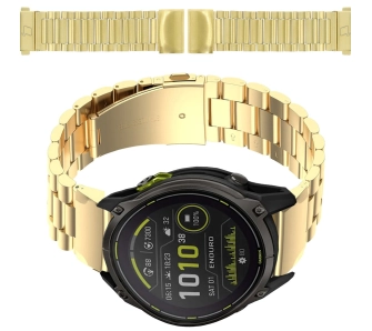 Bransoleta Bizon ze stali nierdzewnej Aura QuickFit 26mm Złoty