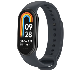 Pasek Bizon Strap Watch Dots do Xiaomi Smart Band 9 / 9 NFC / 8 Ciemno-szary