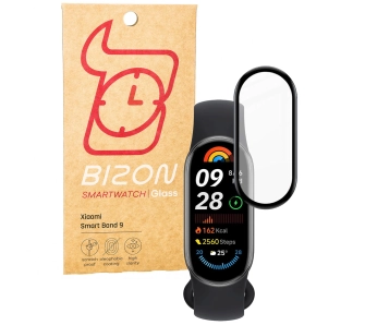 Szkło hybrydowe Bizon Edge Hybrid do Xiaomi Smart Band 9/9 NFC