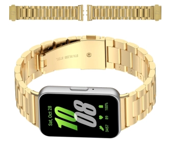 Bransoleta Bizon ze stali nierdzewnej Aura do Galaxy Fit 3 Złoty