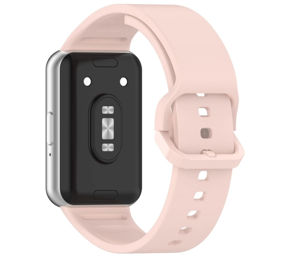 Bizon Strap Watch Silicone do Galaxy Fit 3 Różowy
