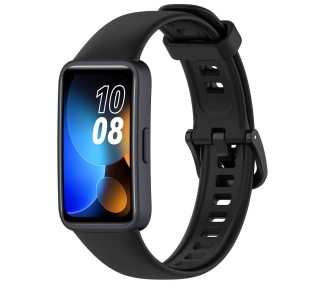 Bizon Strap Watch Silicone do Huawei Band 9/Band 8 Czarny