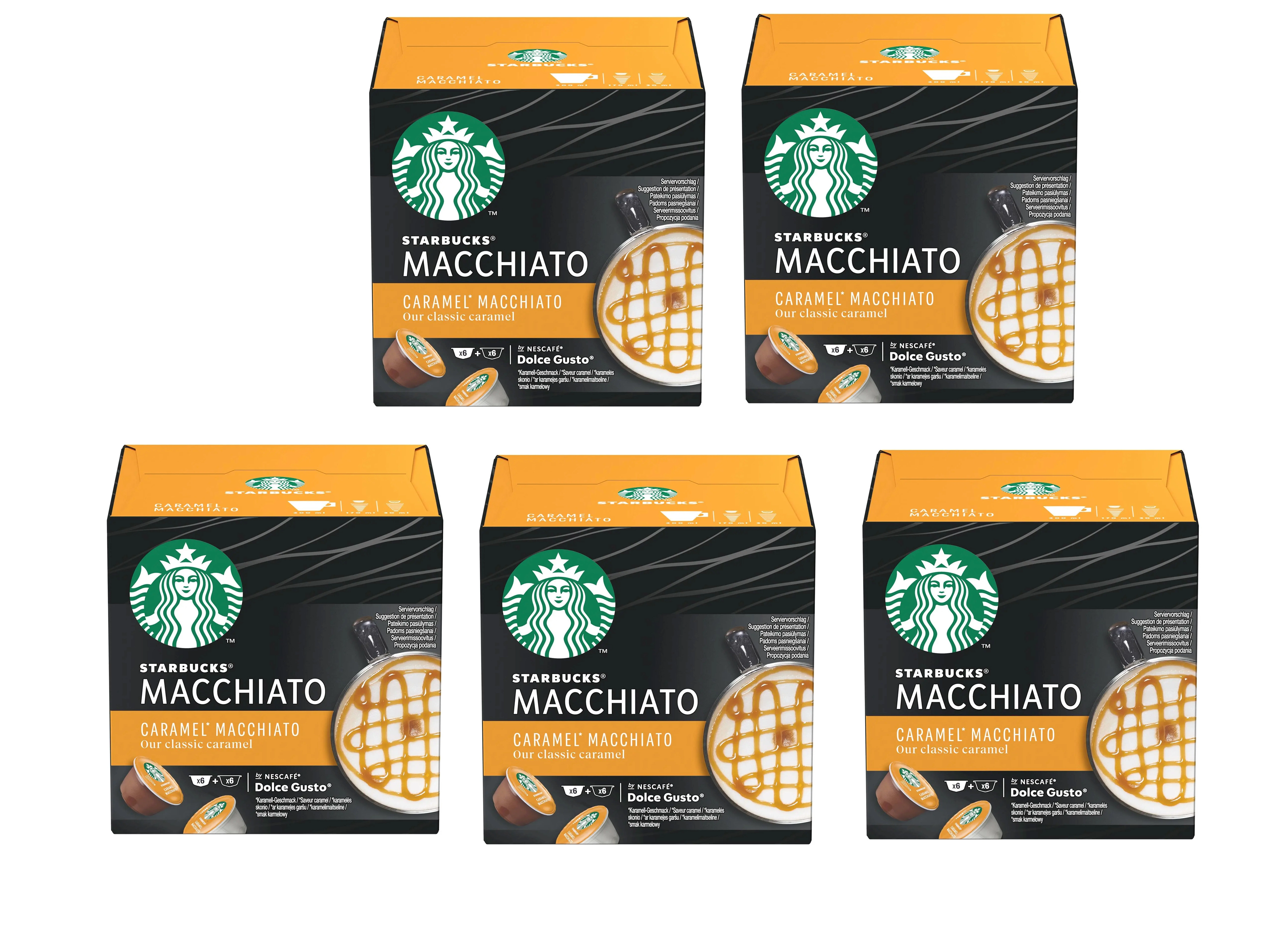 Kapsułki Starbucks Nescafe Dolce Gusto Caramel Macchiato 60szt.