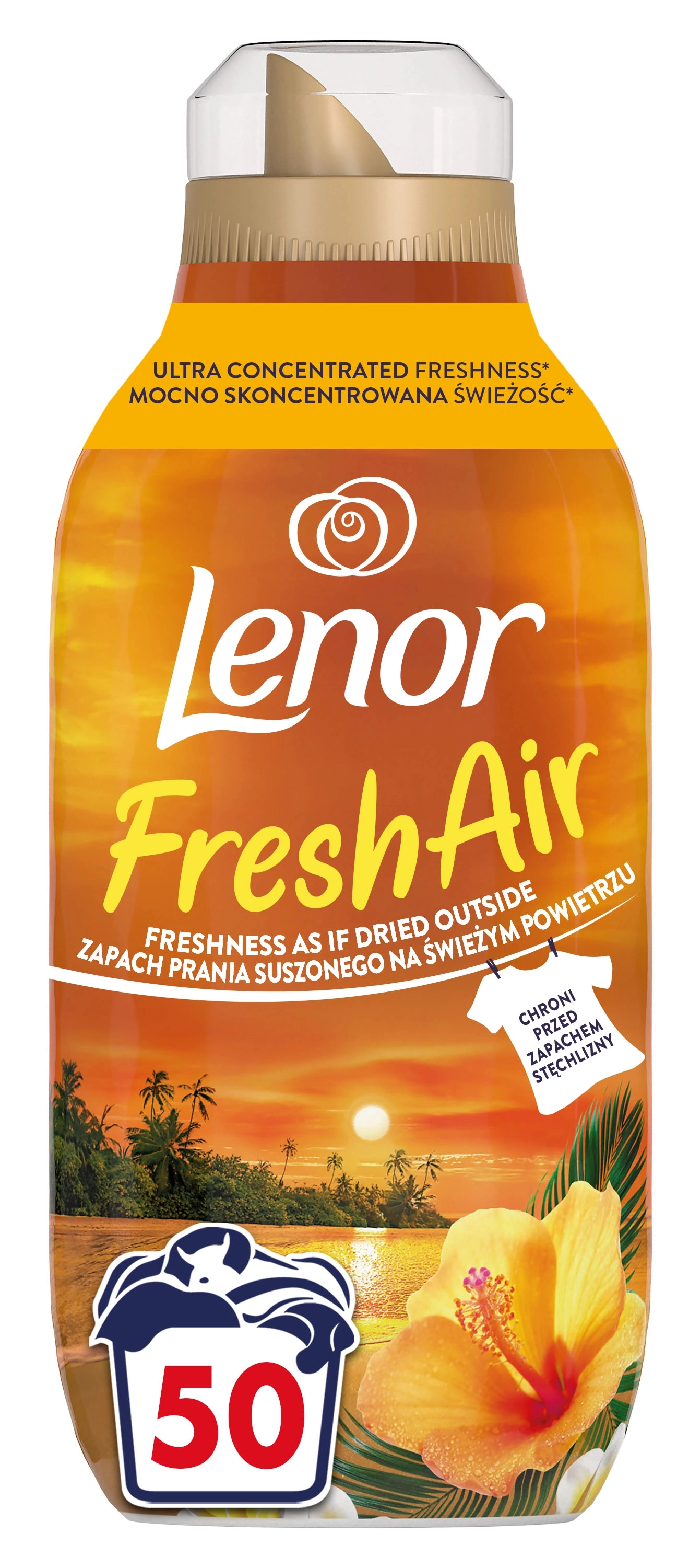 Płyn do płukania Lenor Fresh Air Effect Tropical Sunset 50 prań 0,7l