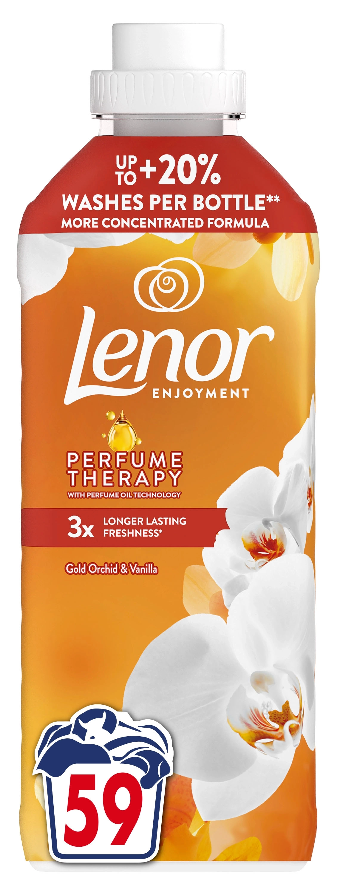 Płyn do płukania Lenor Orchid & Vanilla 59 prań 1,239l