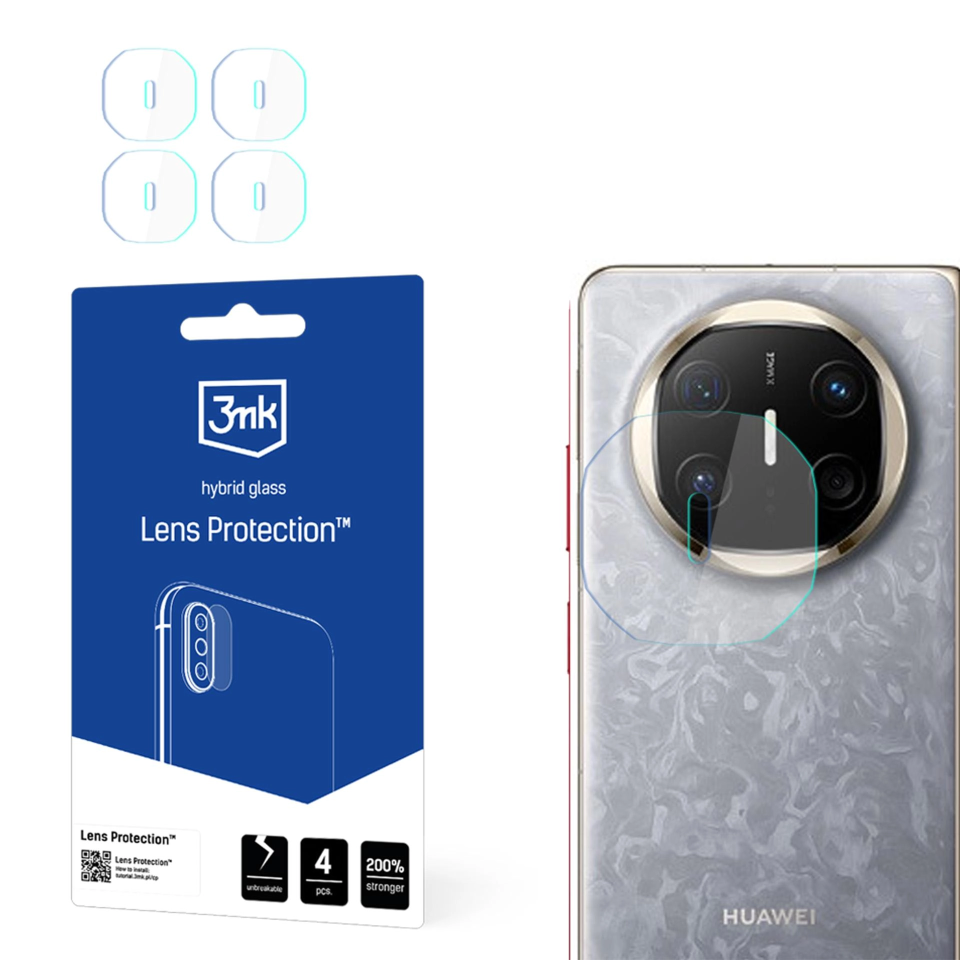 Szkło hybrydowe 3mk Lens Protection do Huawei Mate X6