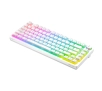 Klawiatura mechaniczna Savio Phenix White Gateron Yellow Pro Pudding Biały