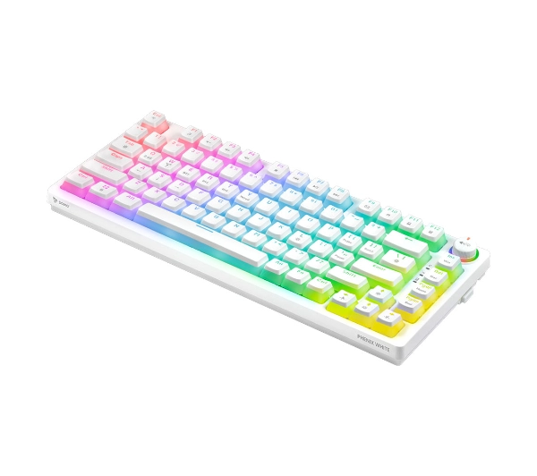 Savio Phenix White Gateron Yellow Pro Pudding Biały