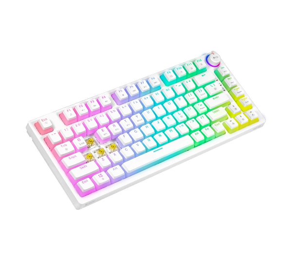 Savio Phenix White Gateron Yellow Pro Pudding Biały