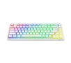 Klawiatura mechaniczna Savio Phenix White Gateron Yellow Pro Pudding Biały