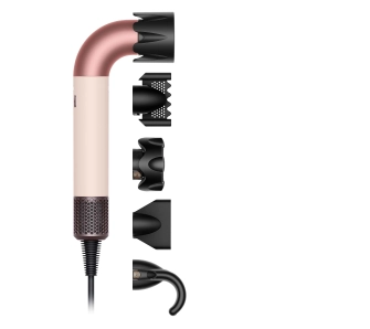 Suszarka do włosów Dyson Supersonic r Straight+Wavy 113332-01 Jonizacja Zimny nawiew 3 prędkości 4 temperatury