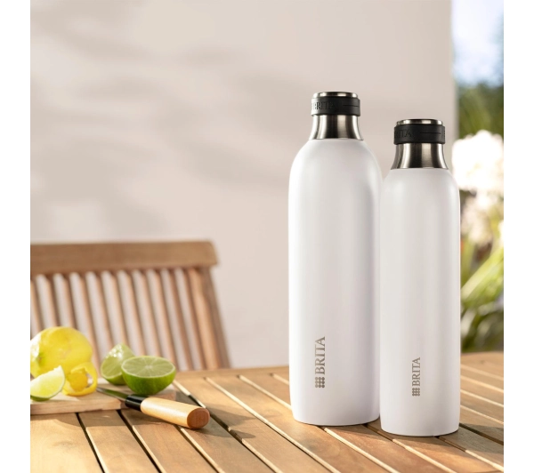 Brita sodaTRIO Ze Stali Nierdzewnej 1l Biały