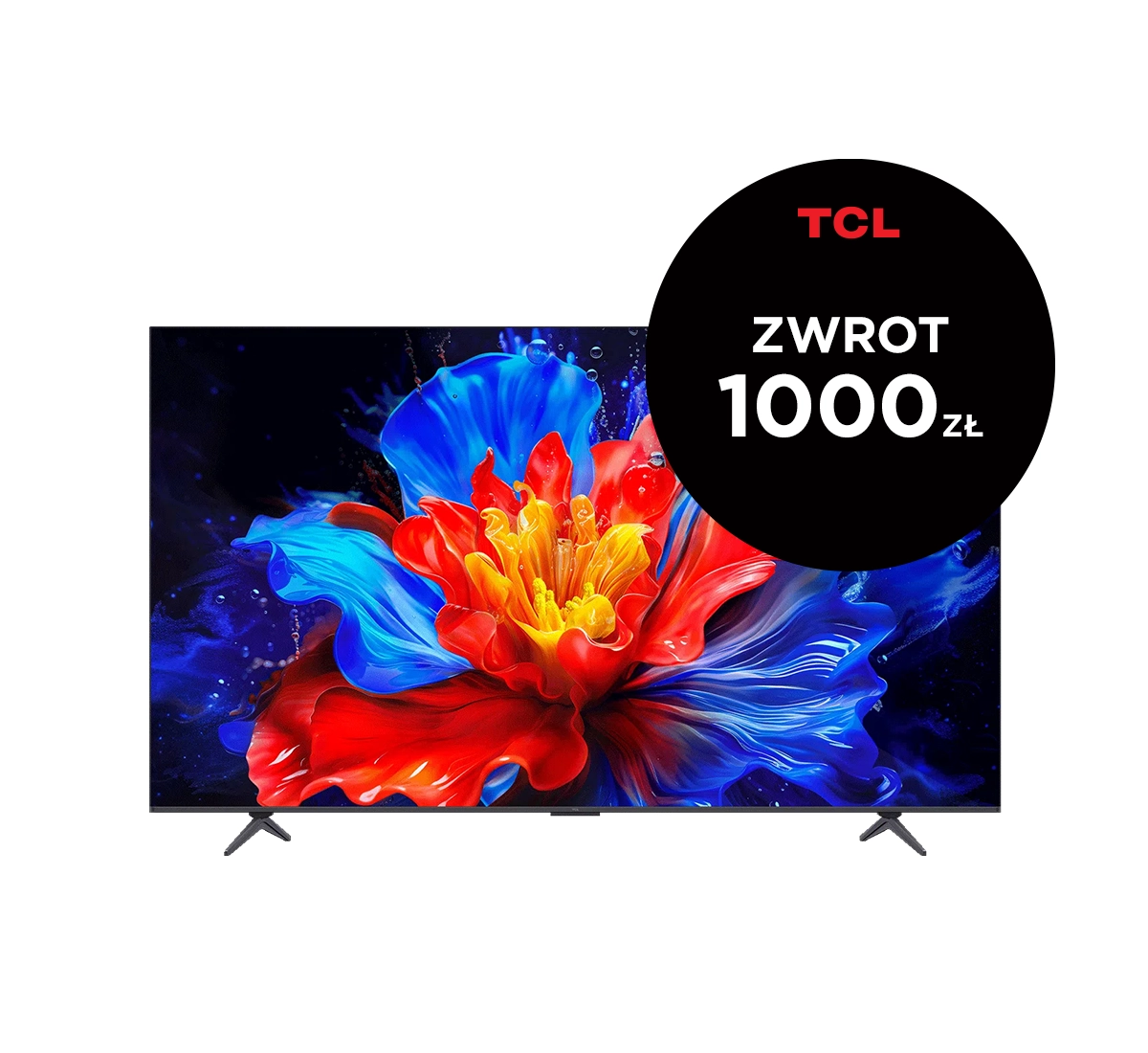 Telewizor TCL 98P8K  98" QLED 4K 144Hz Google TV Dolby Vision Dolby Atmos HDMI 2.1 DVB-T2