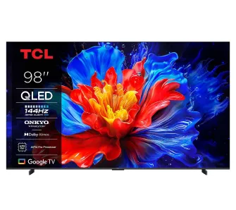 Telewizor TCL 98P8K 98" QLED 4K 144Hz Google TV Dolby Vision Dolby Atmos HDMI 2.1 DVB-T2
