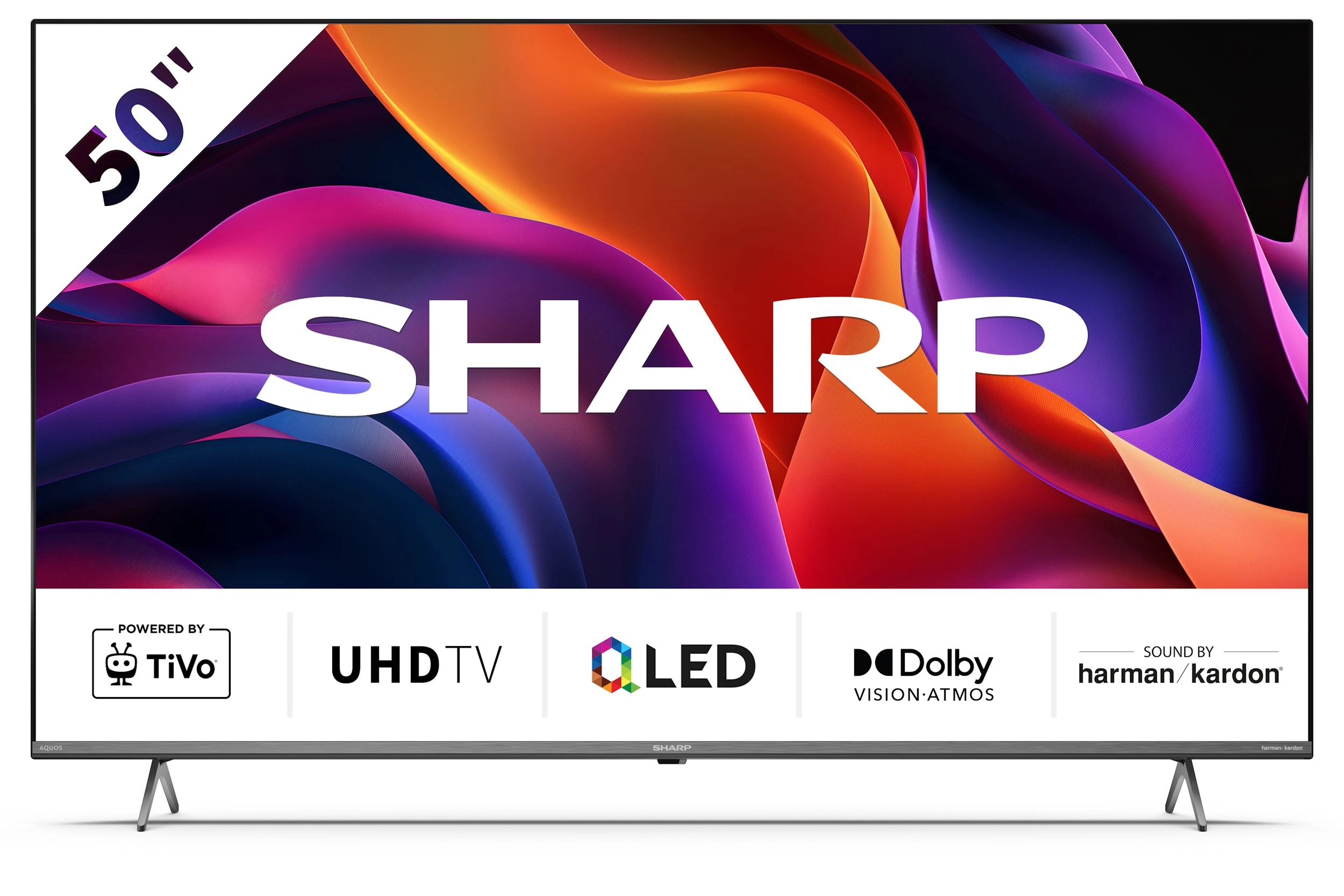 Telewizor Sharp 50GM6745E 50" QLED 4K Smart TV Dolby Vision Dolby Atmos HDMI 2.1 DVB-T2