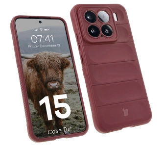 Etui Bizon Tur do Xiaomi 15 Ciemnofioletowy