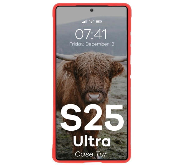 Bizon Tur do Galaxy S25 Ultra Czerwony
