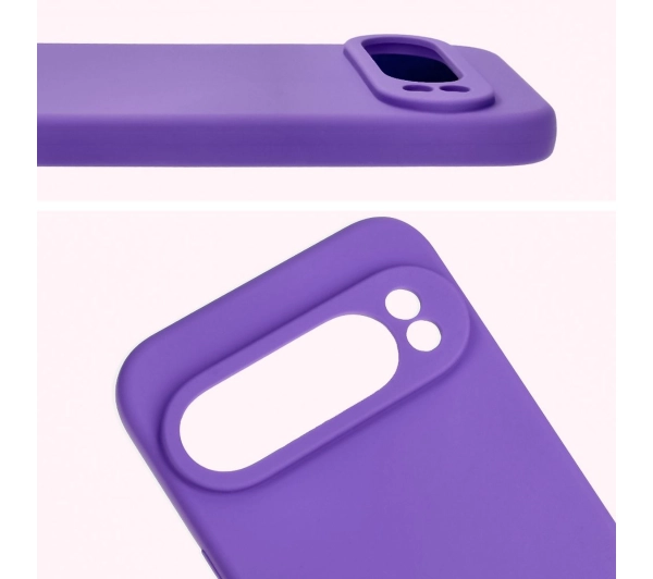 Bizon Silikonowe Soft do Google Pixel 9 Pro XL Fioletowy