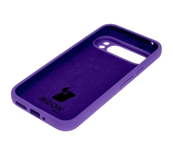 Bizon Silikonowe Soft do Google Pixel 9 Pro XL Fioletowy