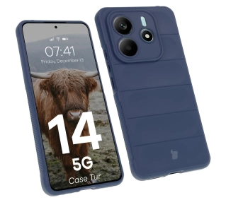 Bizon Tur do Xiaomi Redmi Note 14 5G Granatowy