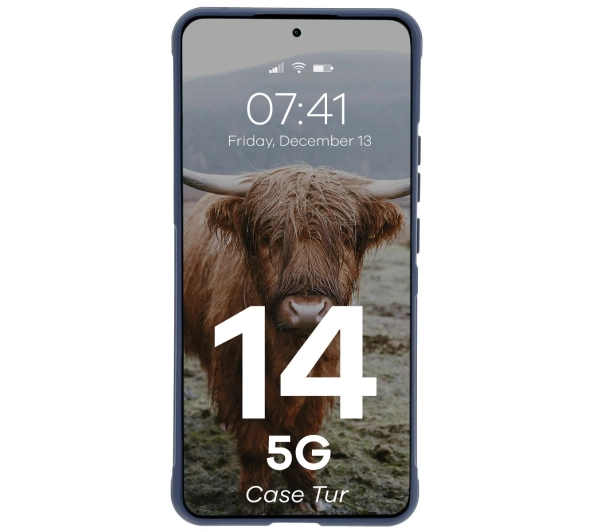 Bizon Tur do Xiaomi Redmi Note 14 5G Granatowy