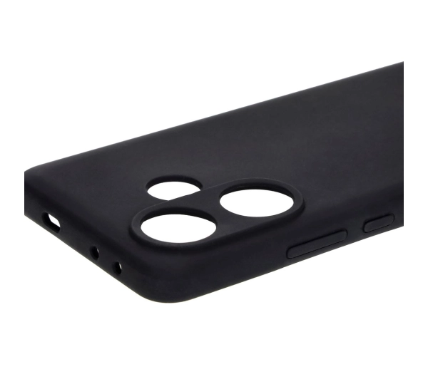 Bizon Silikonowe Soft do Xiaomi Poco F6 Czarny