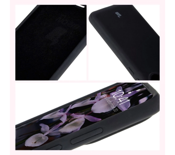 Bizon Silikonowe Soft do Xiaomi Poco F6 Czarny