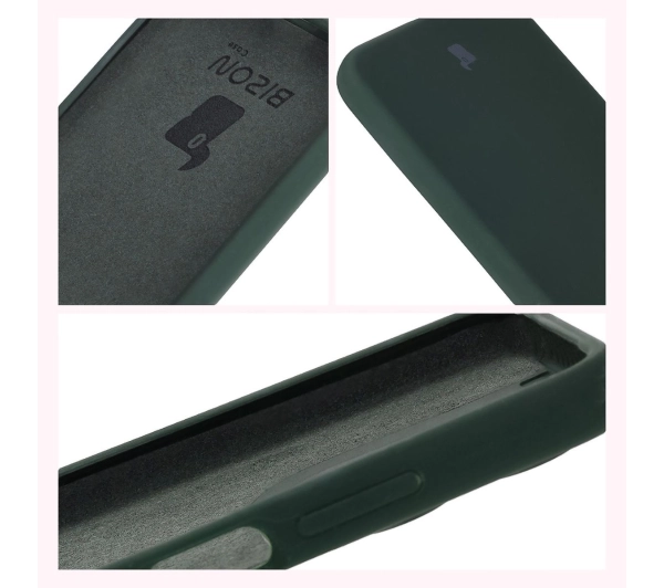 Bizon Silikonowe Soft do Motorola Moto G15/G15 Power Ciemnozielony