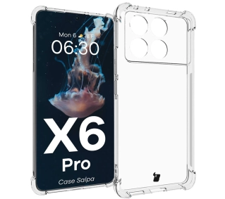 Bizon Elastyczne Salpa do Xiaomi Poco X6 Pro Przezroczysty