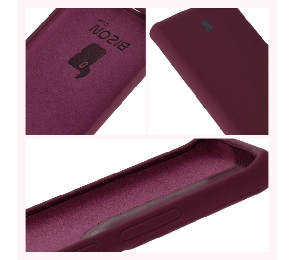 Bizon Silikonowe Soft do Motorola Moto G85 5G Ciemno-fioletowy