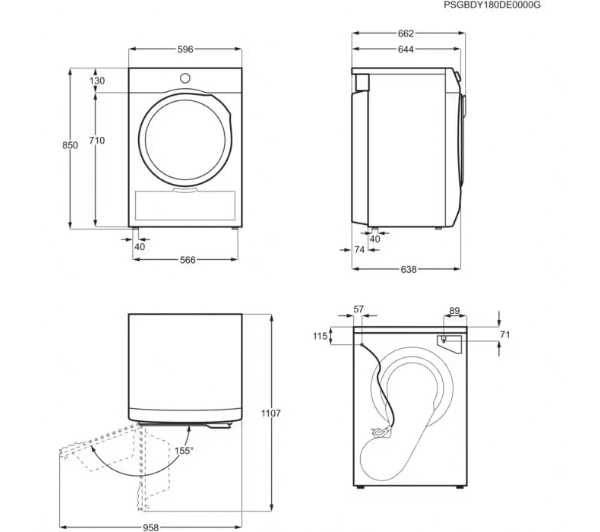 Electrolux 600 GentleCare EW6DEU285YP 63,8cm 8kg - ⚡ BESTSELLERY ⚡ - Kup na Raty - RRSO 0%