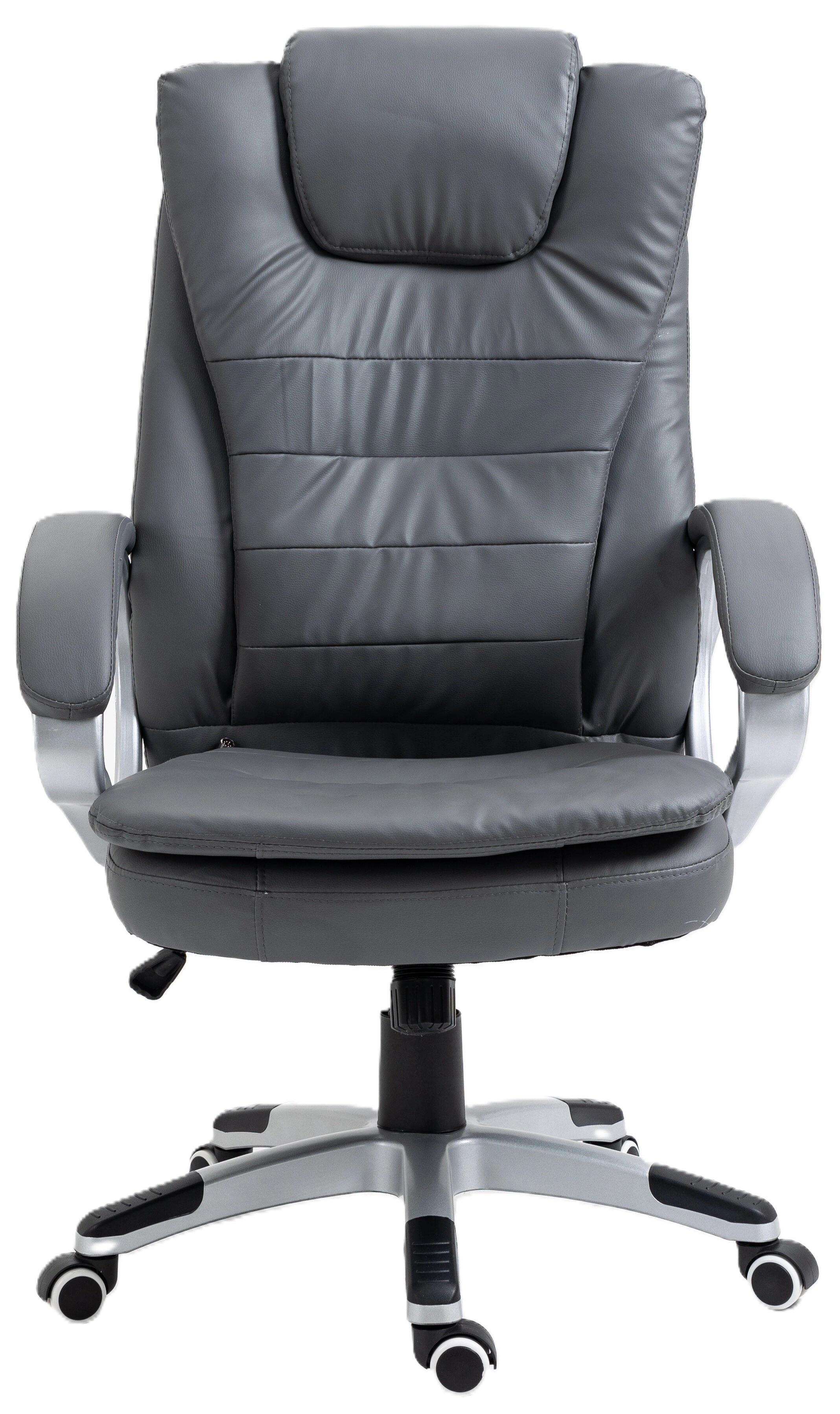 Fotel ActiveJet YK7304 Biurowy do 120kg Skóra ECO Szary