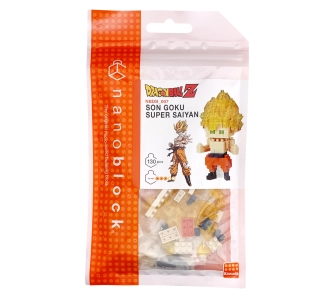 Model do składania Bandai Nanoblock Dragon Ball - Son Goku Super Saiyan
