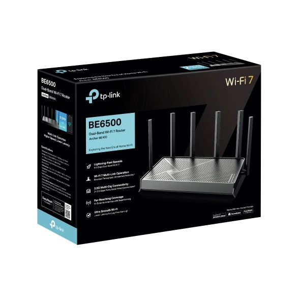 TP-LINK Archer BE400 BE6500 Czarny - Dobra cena, Opinie w Sklepie