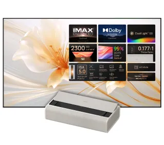 XGIMI Aura 2 DLP 4K Wi-Fi Bluetooth + ekran ALR 100"