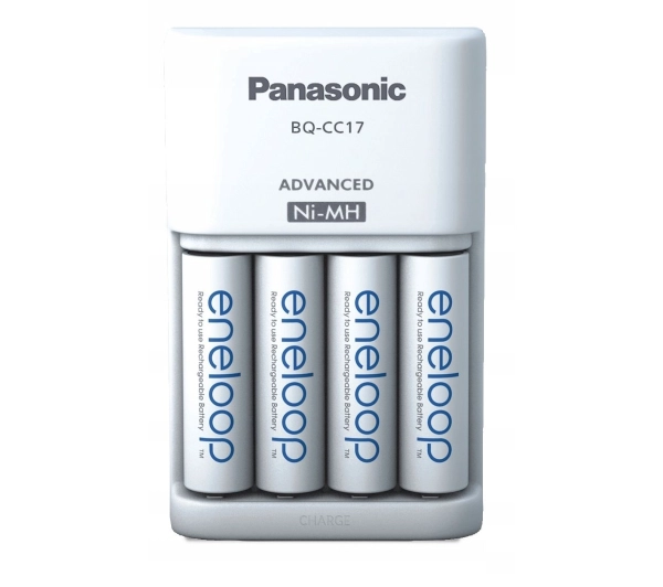 Panasonic Eneloop BQ-CC17 + 4 akumulatory AA 2000mAh