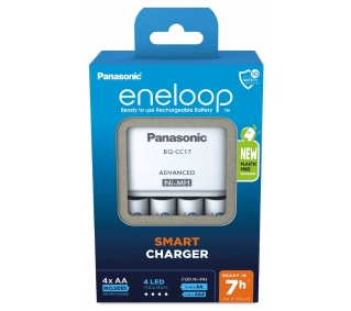 Panasonic Eneloop BQ-CC17 + 4 akumulatory AA 2000mAh