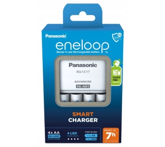 Ładowarka Panasonic Eneloop BQ-CC17 + 4 akumulatory AA 2000mAh