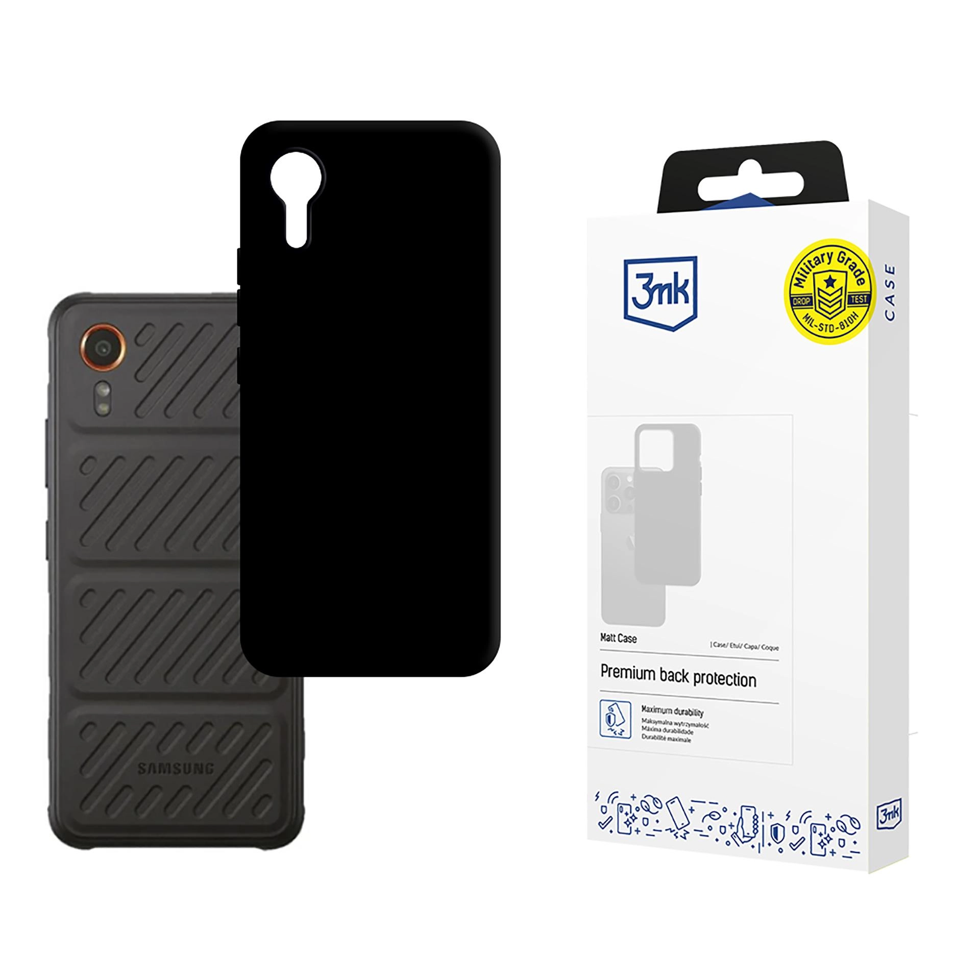 Etui 3mk Matt Case do Samsung Galaxy XCover 7 Czarny